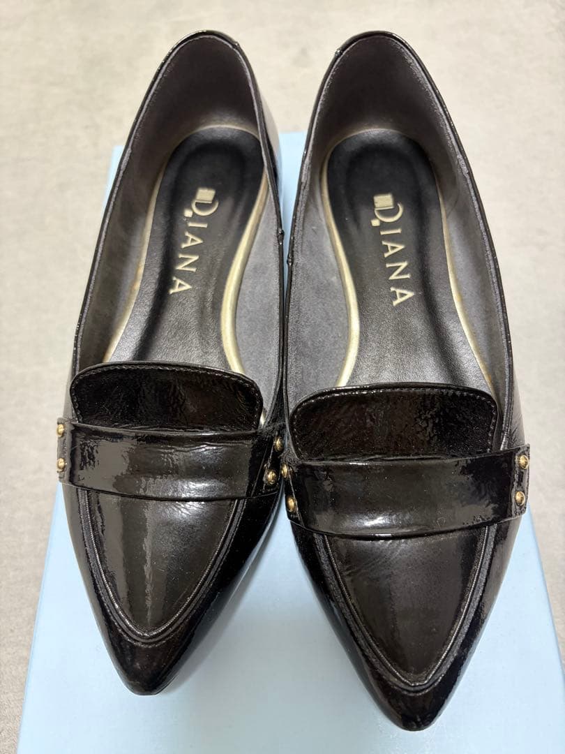 DIANA ブラック ローファー 22センチ - メルカリ