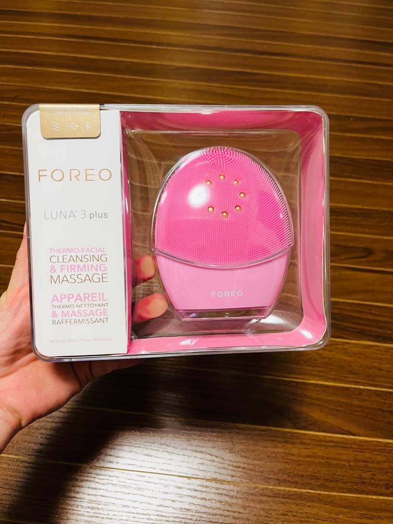 JmikiFOREO LUNA 3 plus ピンク FOREO LUNA 3 Face Brush and Anti-Aging Massager for Normal Skin