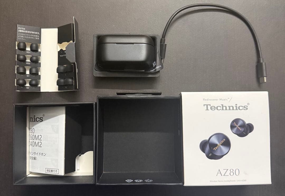 ジャンク】 Technics テクニクス EAH-AZ80 ブラック - メルカリ