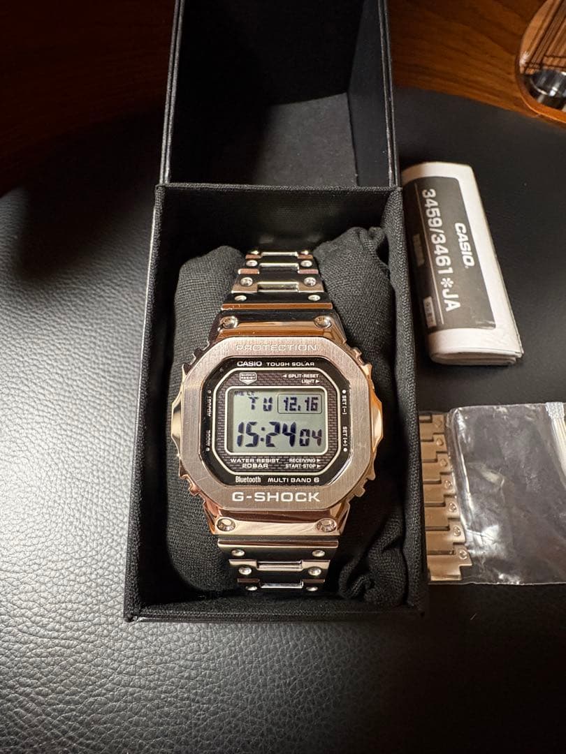 G-SHOCK GMW-B5000 フルメタル GMWB5000-1 | Digital Stainless Steel Bluetooth Men's Watch G-SHOCK