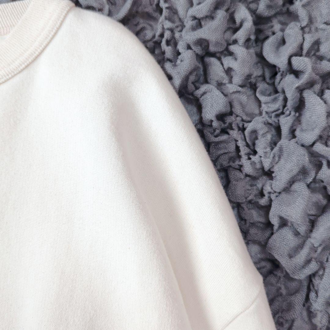 快晴堂 3飛び裏起毛 無地 Girl'sトレーナー 生成り 大きめ - メルカリ