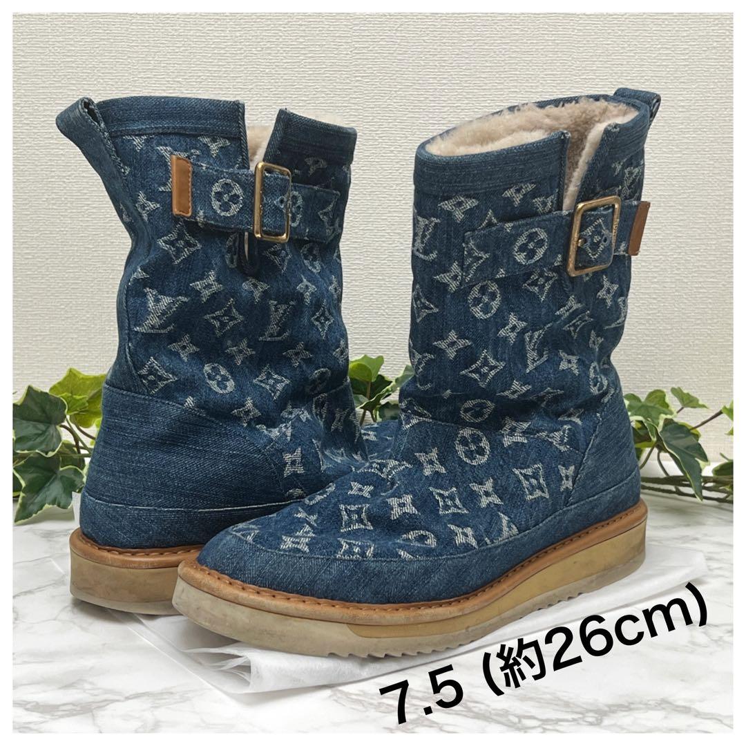 ルイヴィトン LV コージー・ライン ブーツ モノグラム・デニム NIGO