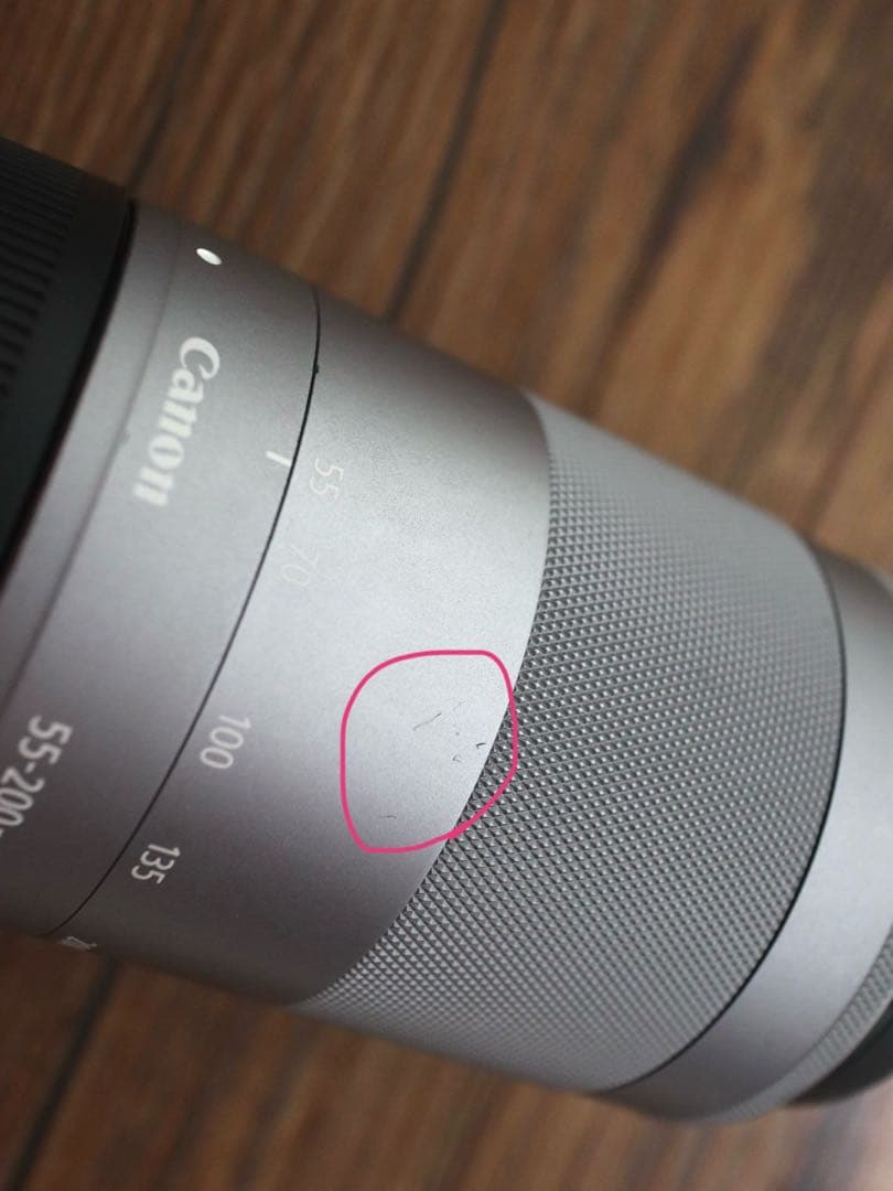 Canon EF-M 55-200mm F4.5-6.3 シルバー 望遠レンズ