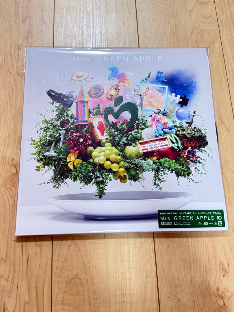 ミセス レコードプレーヤー ミセスグリーンアップル レコード2枚付き
