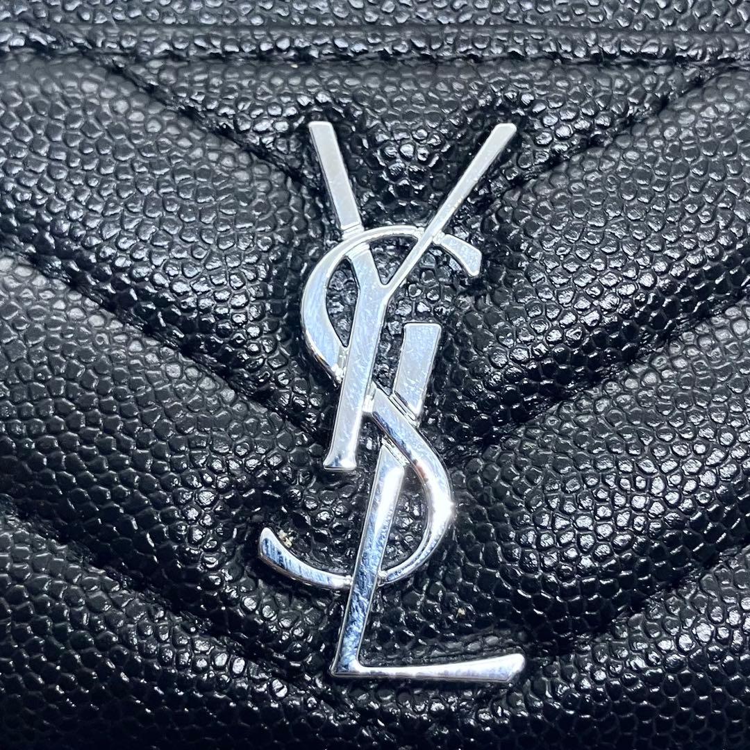 極美品✨ サンローラン カード入れ カードケース カサンドラ キャビア