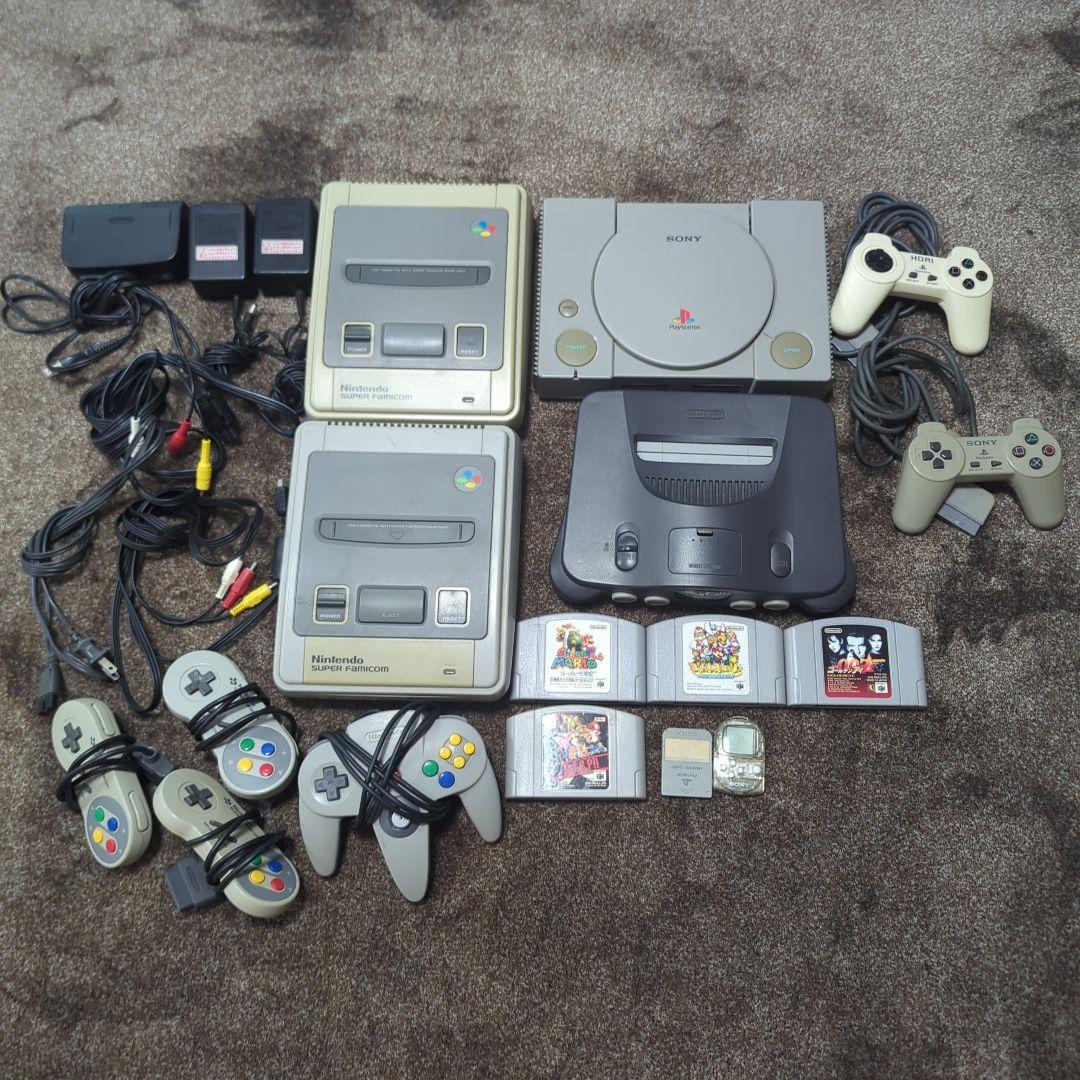 ゲーム機セット【スーパーファミコン、ニンテンドー64、プレイステーション】 楽天市場】64 ニンテンドー64 本体 コントローラー付き すぐ遊べる