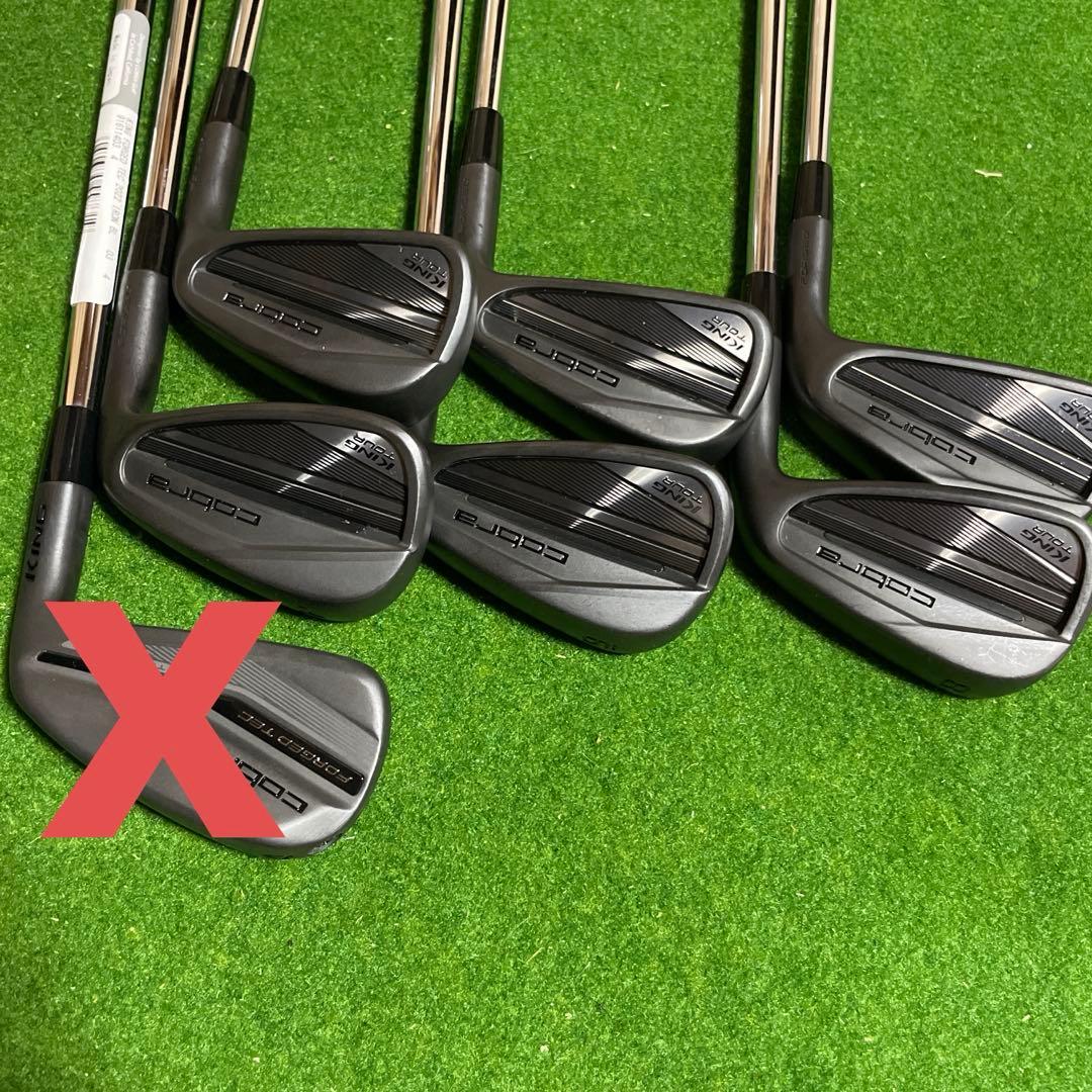 コブラ キングツアー ブラック アイアン6本 (5-P) DG MID - メルカリ