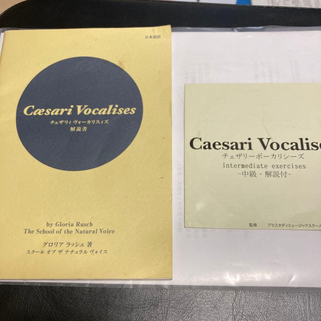 ➀ザボイスオブザマインド ②Caesari Vocalises 中級編
