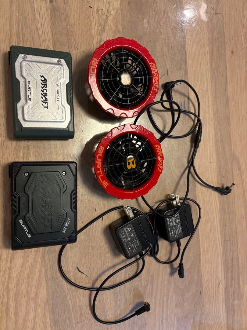 バートル　空調セット 楽天市場】【フルセット】バートル BURTLE 2024 22V サイドファン付き