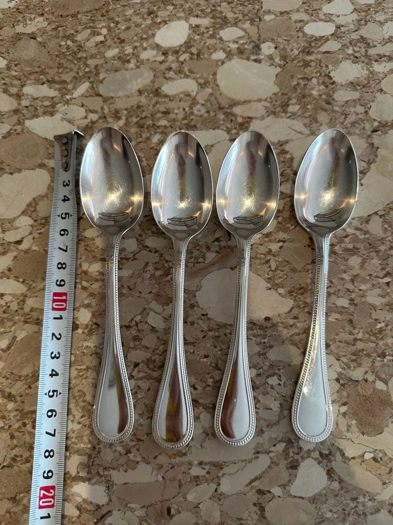 クリストフル　パール　スプーン4本セット クリストフル パール 0010 4人用セット（スタンダード スプーン