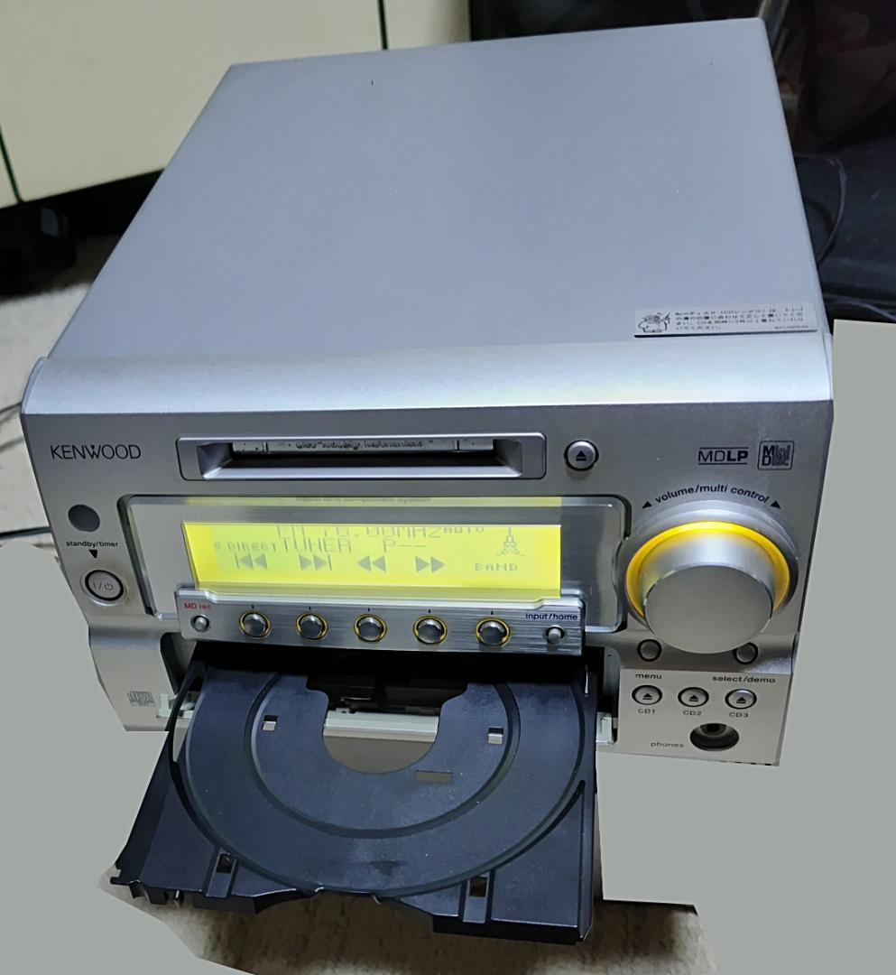 KENWOOD RD-SG5MD CD/MD CD3連奏チェンジャーコンポ - メルカリ