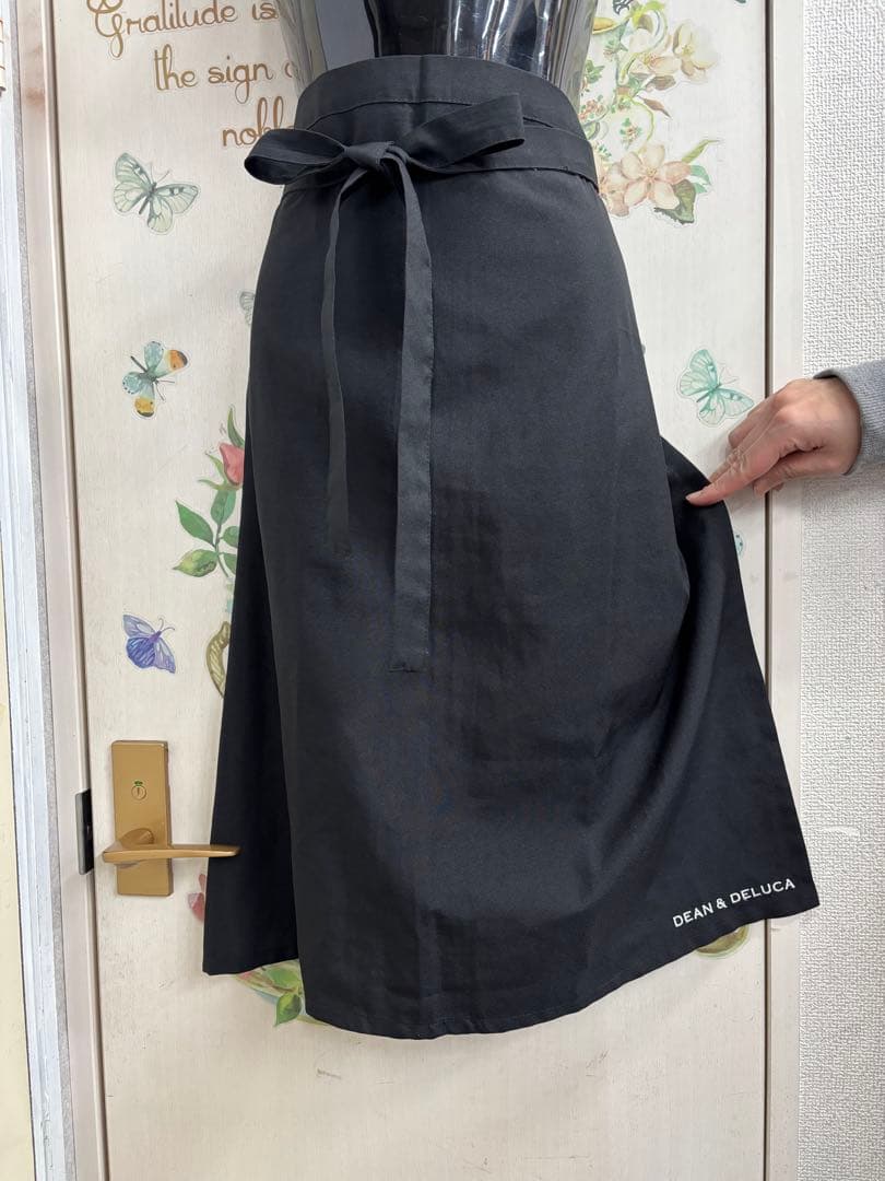 Dean&DeLuca サロンエプロン黒 - メルカリ