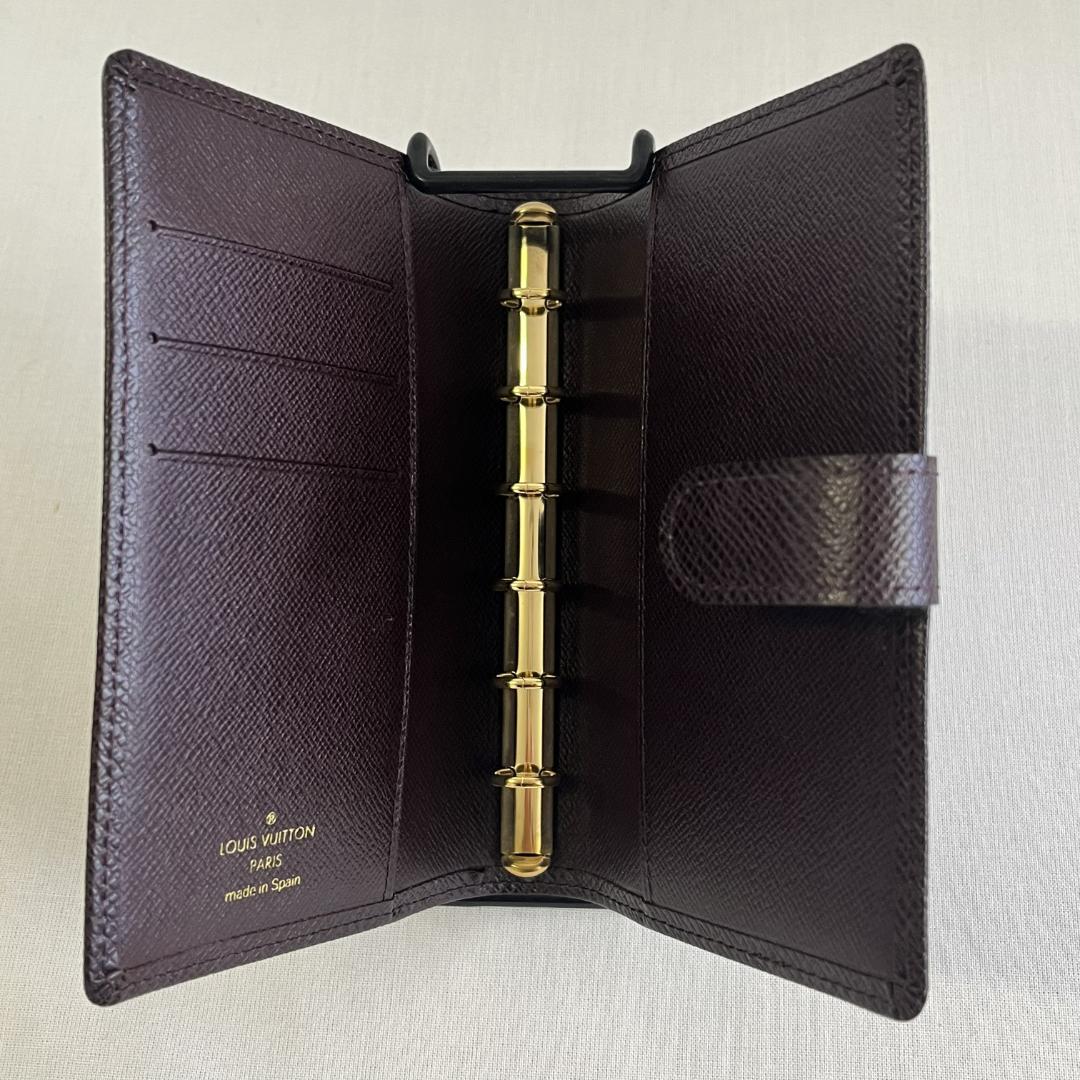 未使用】ルイヴィトン タイガ アジェンダPM 手帳カバー ブラウン
