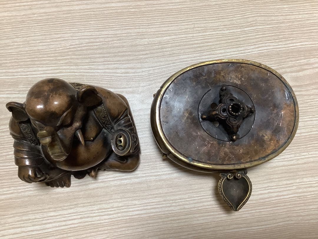 《 チベット密教　ヒンドゥー教　新品 》 ガネーシャ　インセンスバーナー　香炉