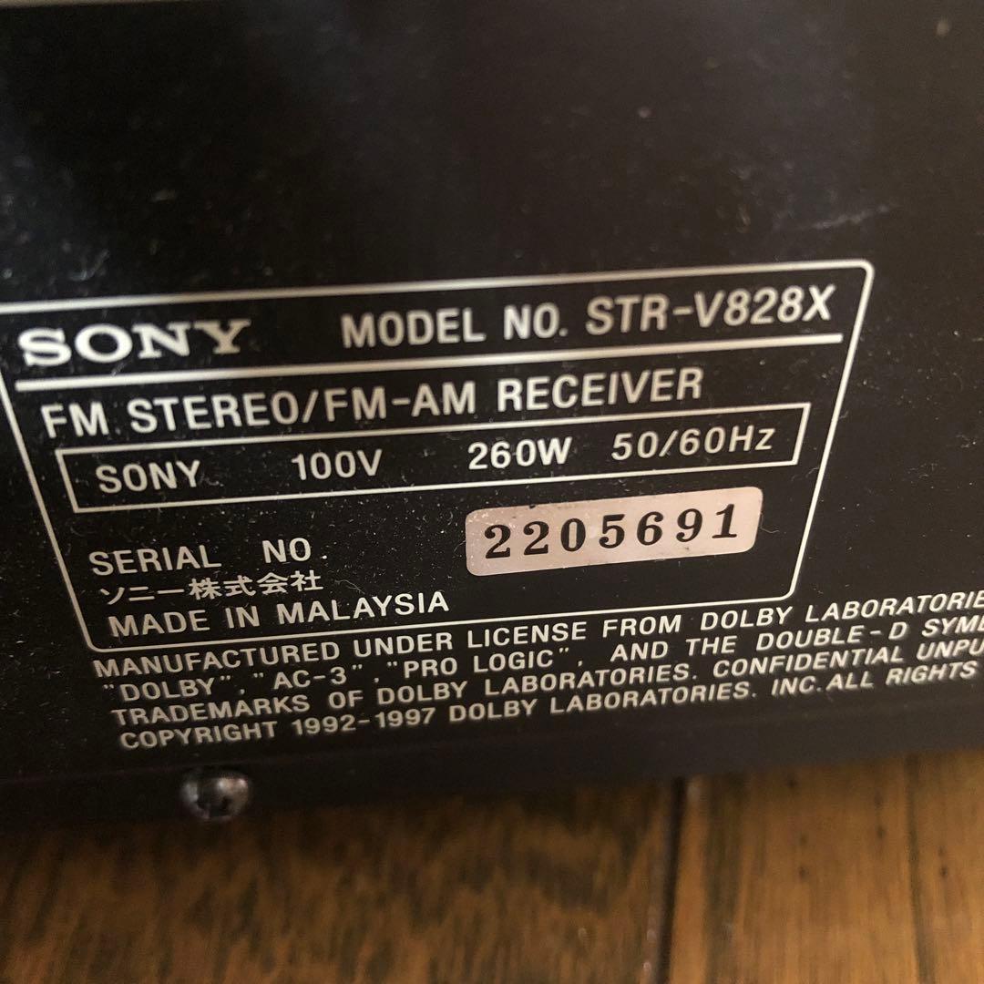 【動作品】SONY STR-V828X 5.1ch サラウンドAVアンプ
