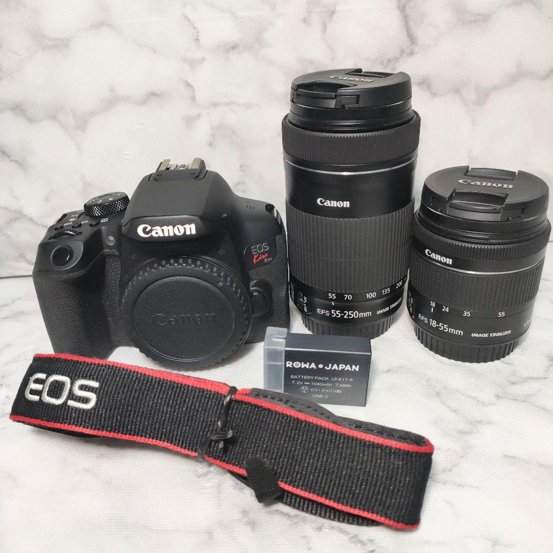 Canon EOS Kiss X10i ダブルレンズセット EOS Kiss X10i ダブルズームキット デジタル一眼レフカメラ ブラック