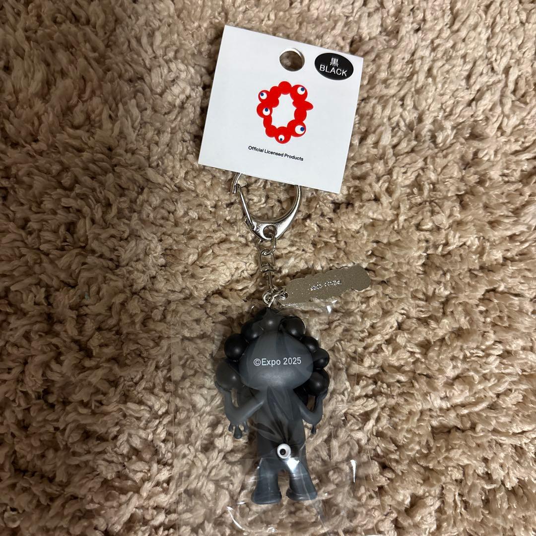 黒ミャクミャク Expo 2025 キーホルダー - メルカリ