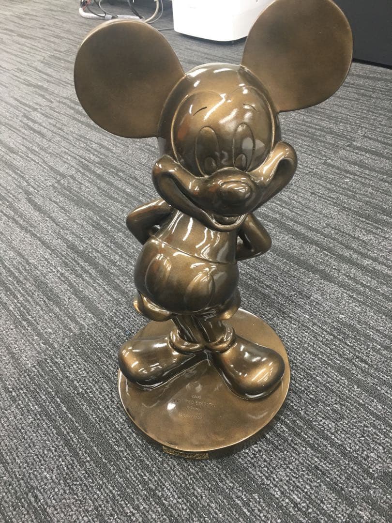 未使用 ミッキー マウス ブロンズ像 リミテッドエディション 2006