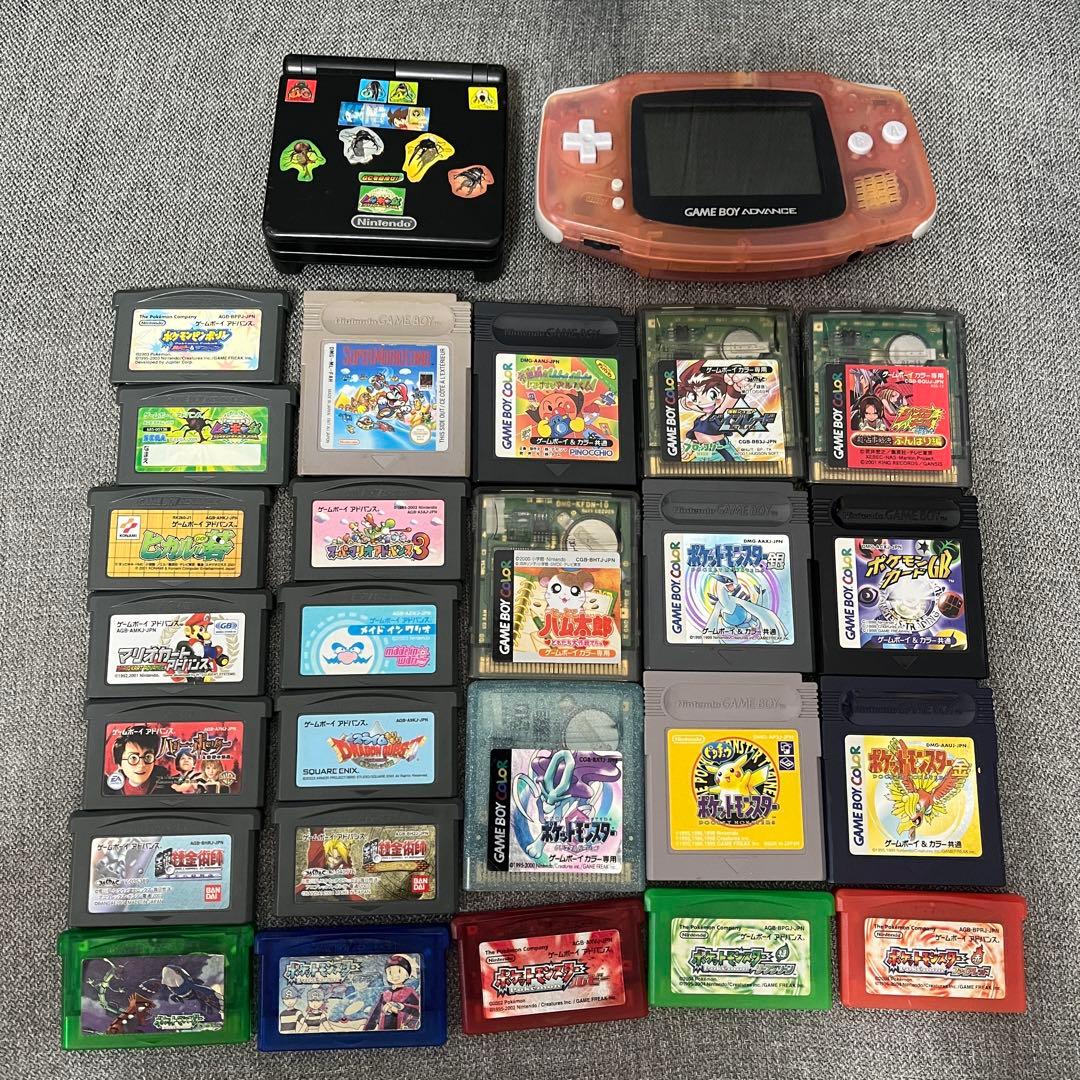 ゲームボーイカラー ゲームボーイアドバンス ソフト まとめ売り