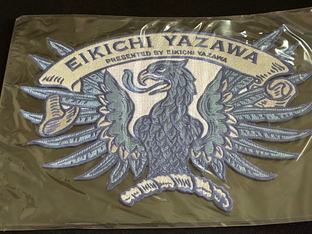 劇レア　限定品　矢沢永吉　大判　刺繍ワッペン　フェニックス　ブルー 51nH4Y7+2jL._AC_UF350,