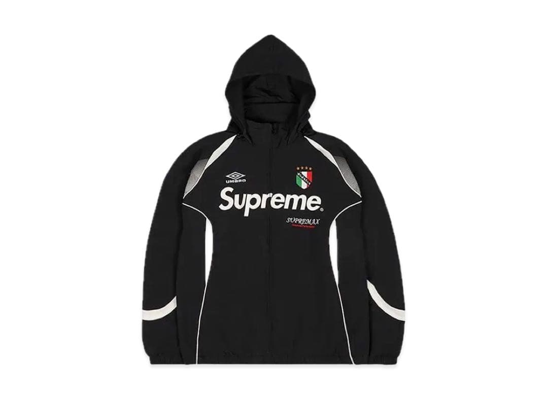 Supreme × Umbro コラボ ジャケット メンズ 黒 M Supreme x UMBRO | Track Jacket Black Size Small SS22 | BRAND NEW