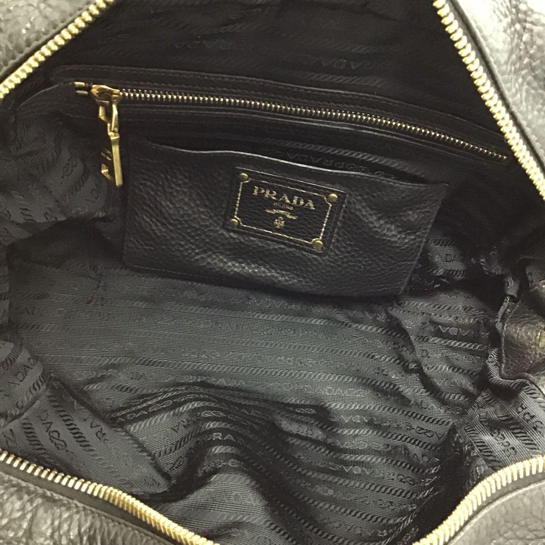 ❣️PRADAプラダ❣️レザーミニボストンバック ヴィッテロダイノ