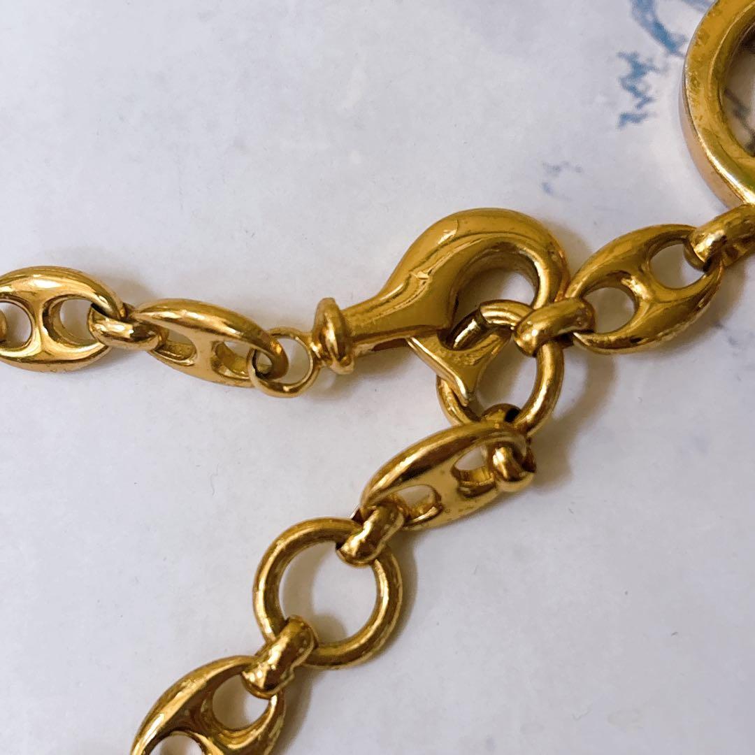 激レア オールド グッチ チェーンベルト インターロッキング