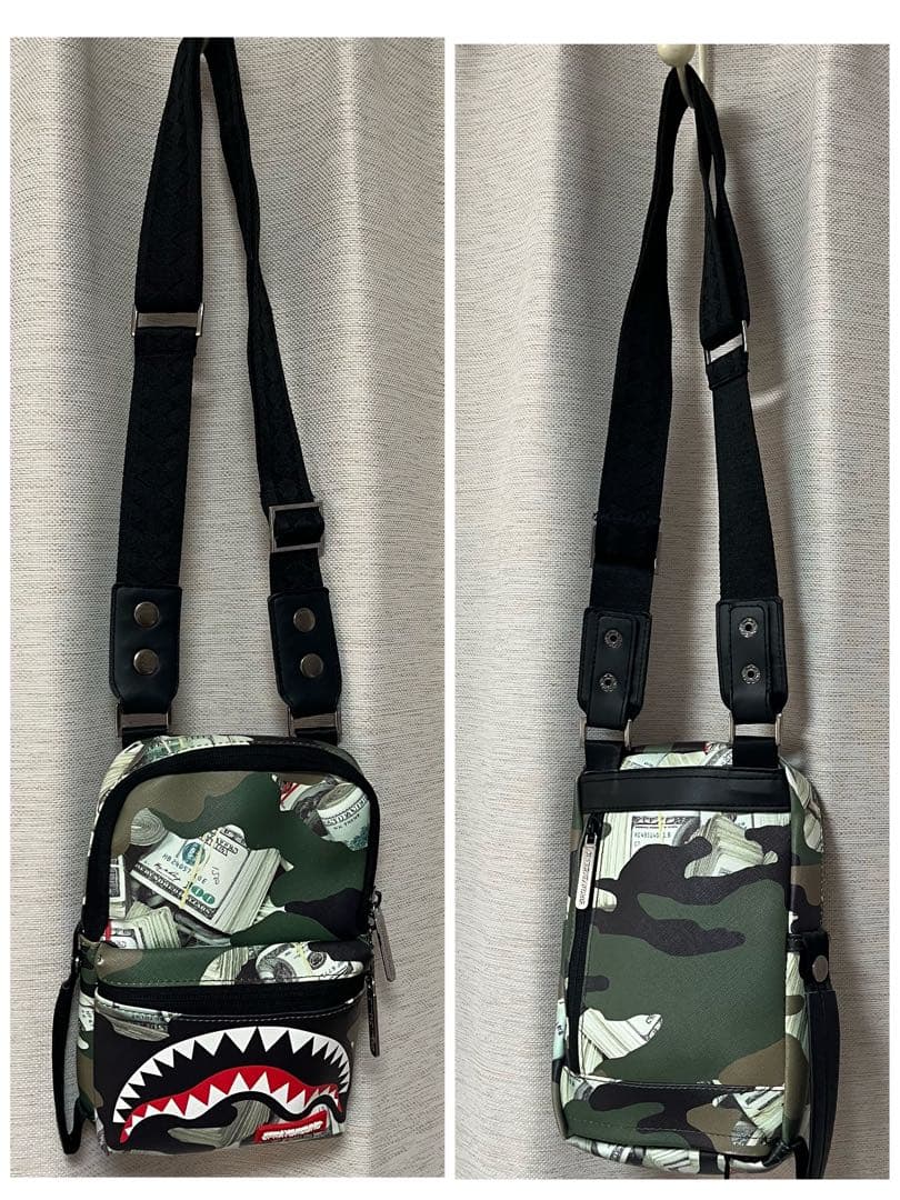 spray ground スプレイグラウンド ショルダーバッグ カモフラージュ柄