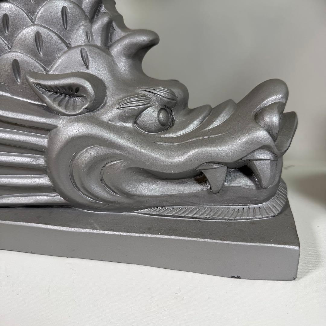 姫路城 構井一巳先生作 しゃちほこ 鯱 鯱瓦 瓦 対 2体セット 定価16万