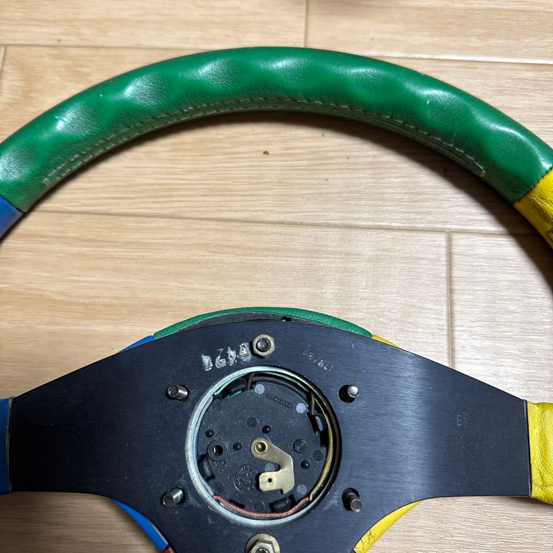 momo モモベネトンF1 TEAMステアリングハンドル MOMO Benetton momo