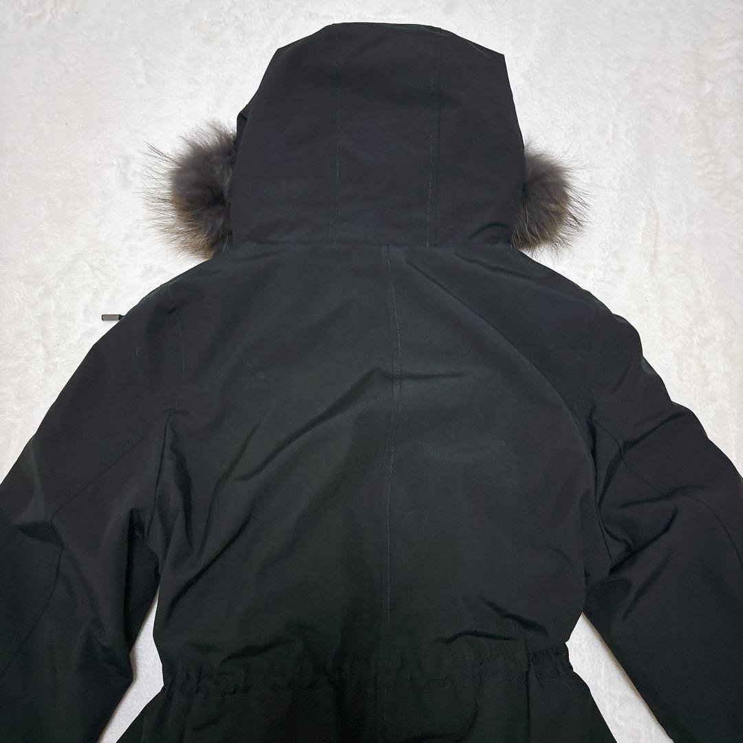 極美品✨23区 モッズダウンコート フード ファー 44 防寒 綿 フェザー