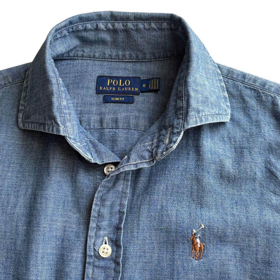 極美品✨ポロラルフローレン即完売 ダンガリーシャツ マルチポニー