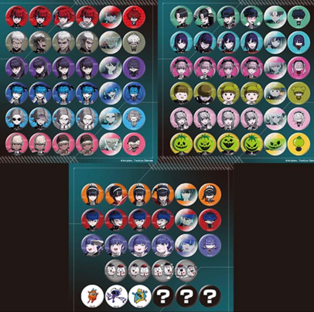 HUNDRED LINE -最終防衛学園- 100種缶バッジくじ コンプリート