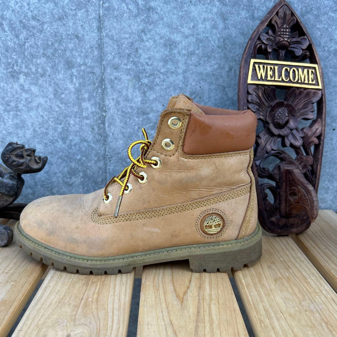 ティンバーランド 23.5センチ ベージュ ワークブーツ 値段交渉致します