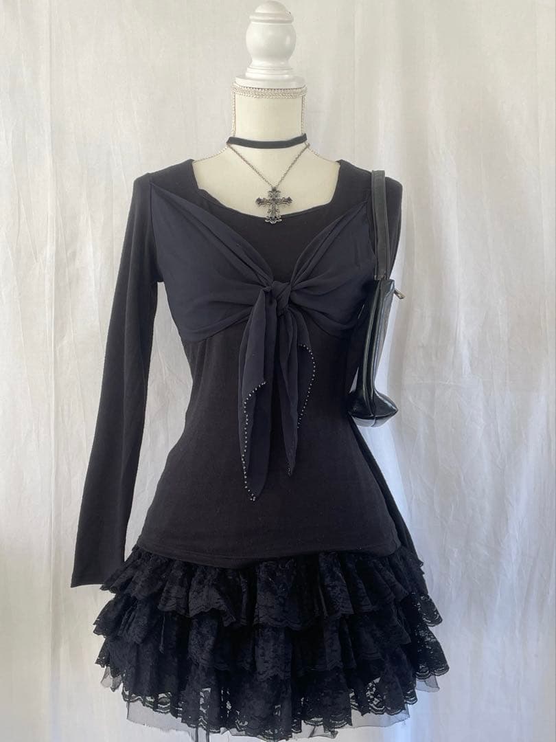 ホラゲ 服 ダークコア ダークコケット darkcore Tシャツ バレエコア