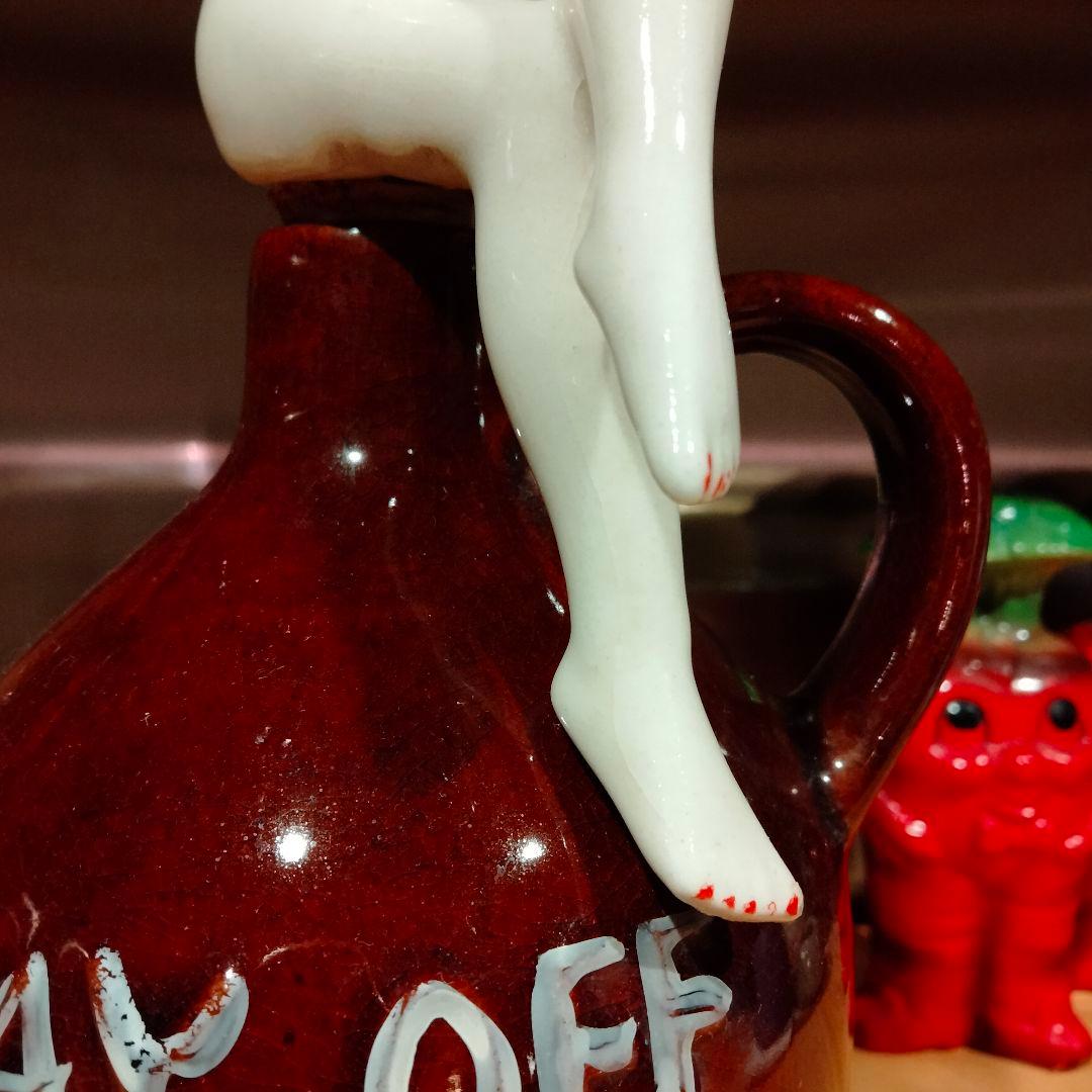 50s 　ピンナップ　デカンタ　エロ　　ビンテージ　layoff　茶