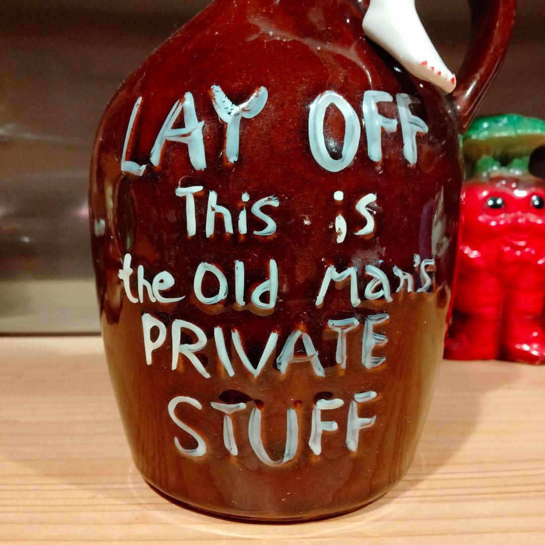 50s 　ピンナップ　デカンタ　エロ　　ビンテージ　layoff　茶