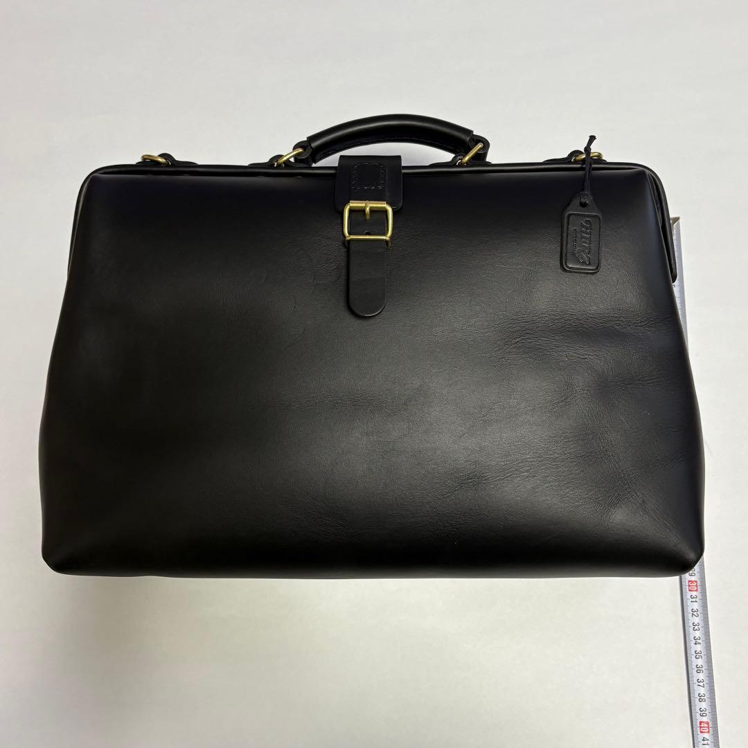 〝HERZ〟（ヘルツ）ソフトダレスバッグ（黒）（Mサイズ）【未使用品に近い】