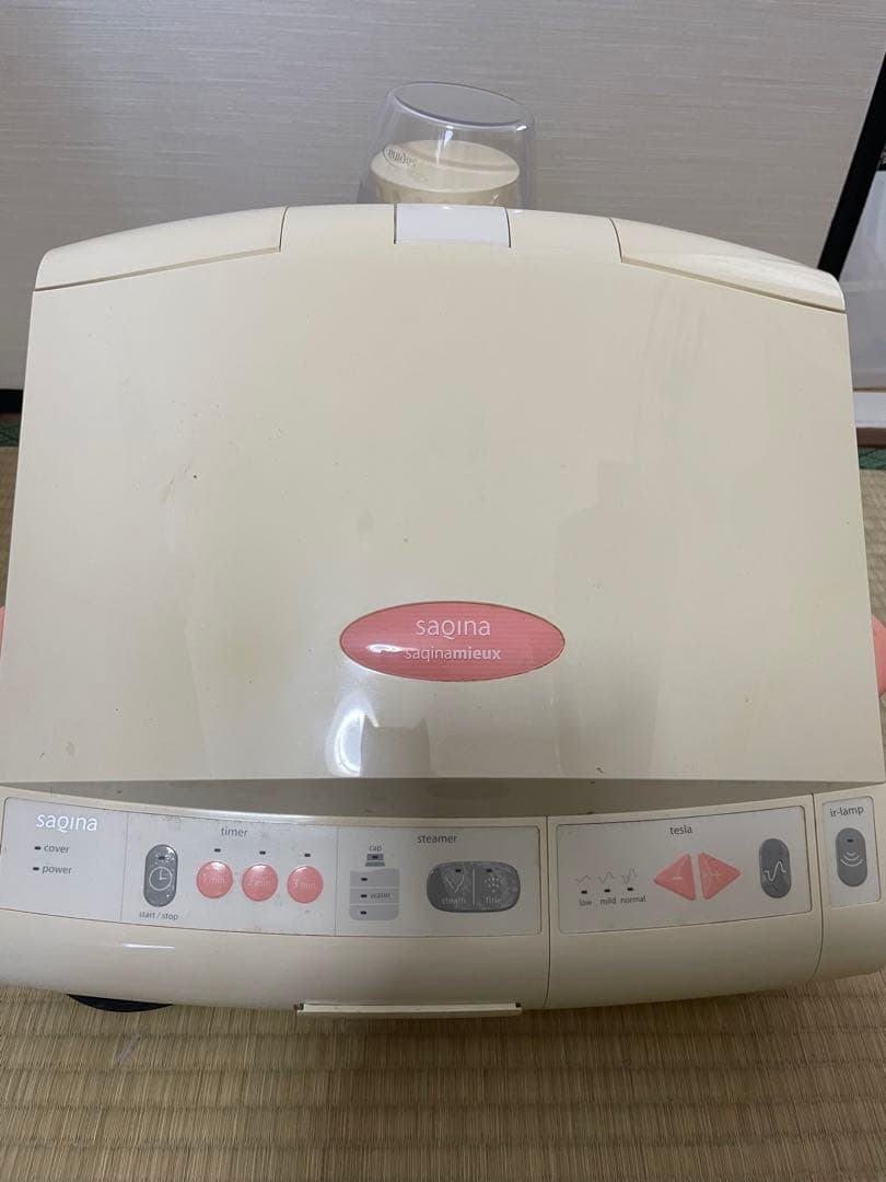 sagina 多機能美顔器 ホワイト・ピンク 多機能温冷美顔器 / ANLAN(フェイスケア美容家電, 美容家電)の通販