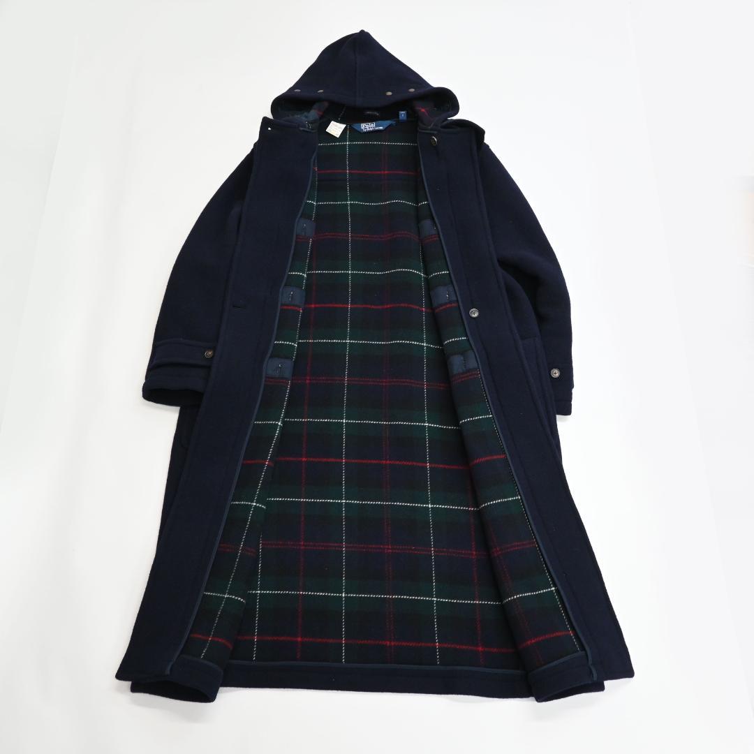 48864☆冬 ポロラルフローレン ダッフルコート ダークネイビー - メルカリ