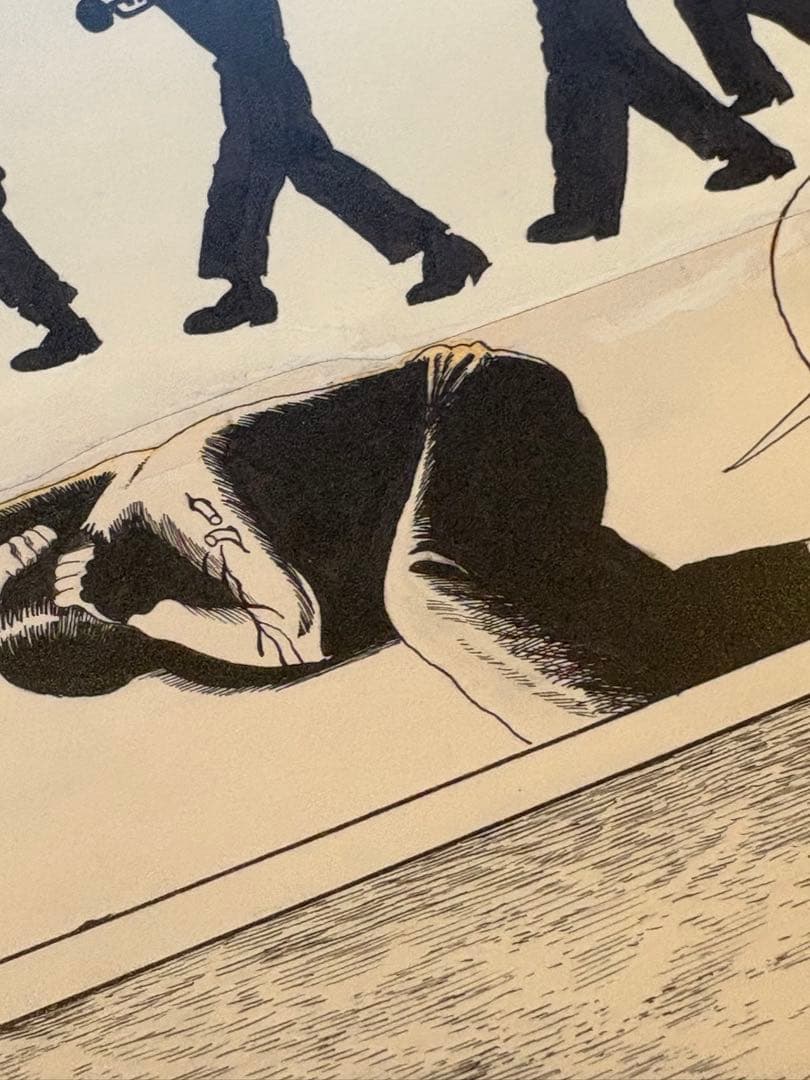 11）つげ義春 発表50周年記念 限定81部 「ねじ式」 原寸大複製原画