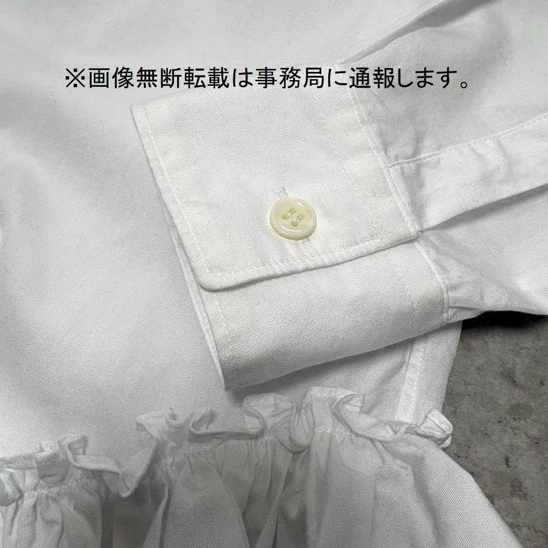 2023SS コムデギャルソン ガール フリル 丸襟 ブラウス/シャツ XS