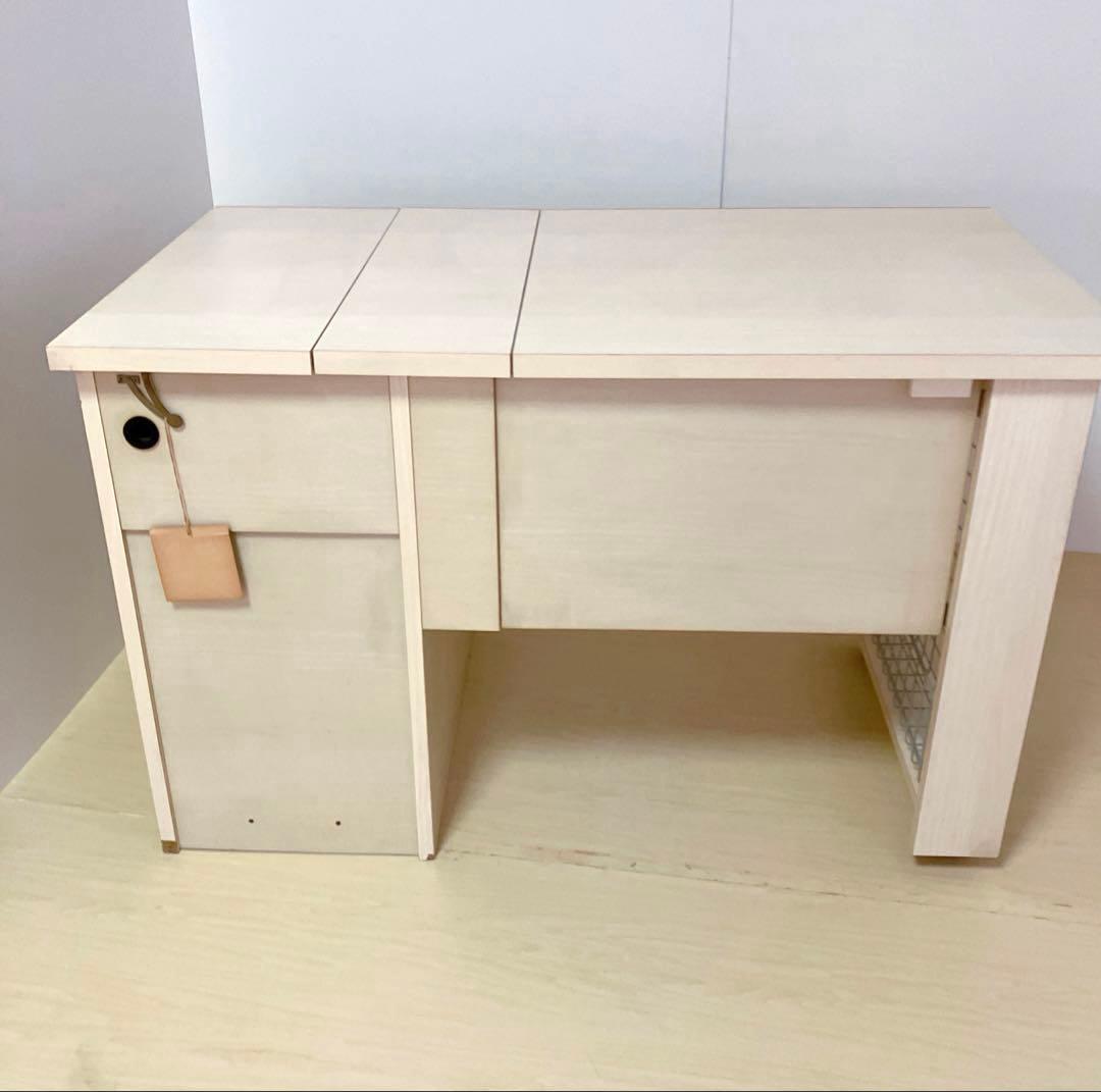 brother ブラザー バタフライテーブル 作業台 コンセント穴付き 木製