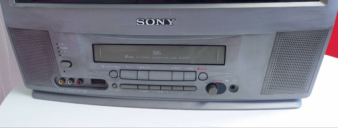 まもなく値上げ！SONY ブラウン管テレビビデオ KV-21SVT1 - メルカリ