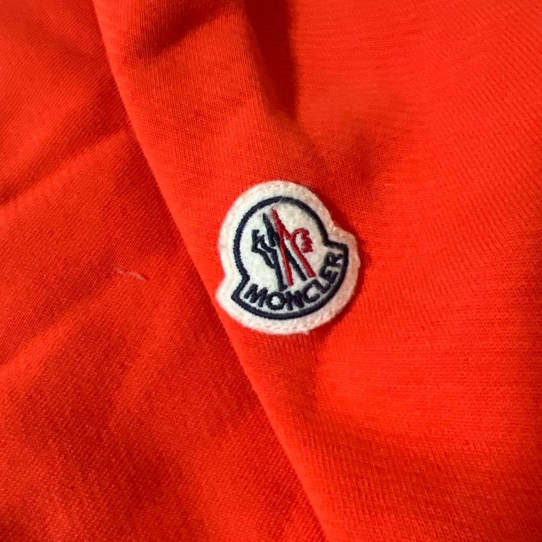 モンクレール SWEATSHIRT スウェット 裏起毛 ロゴ オレンジ