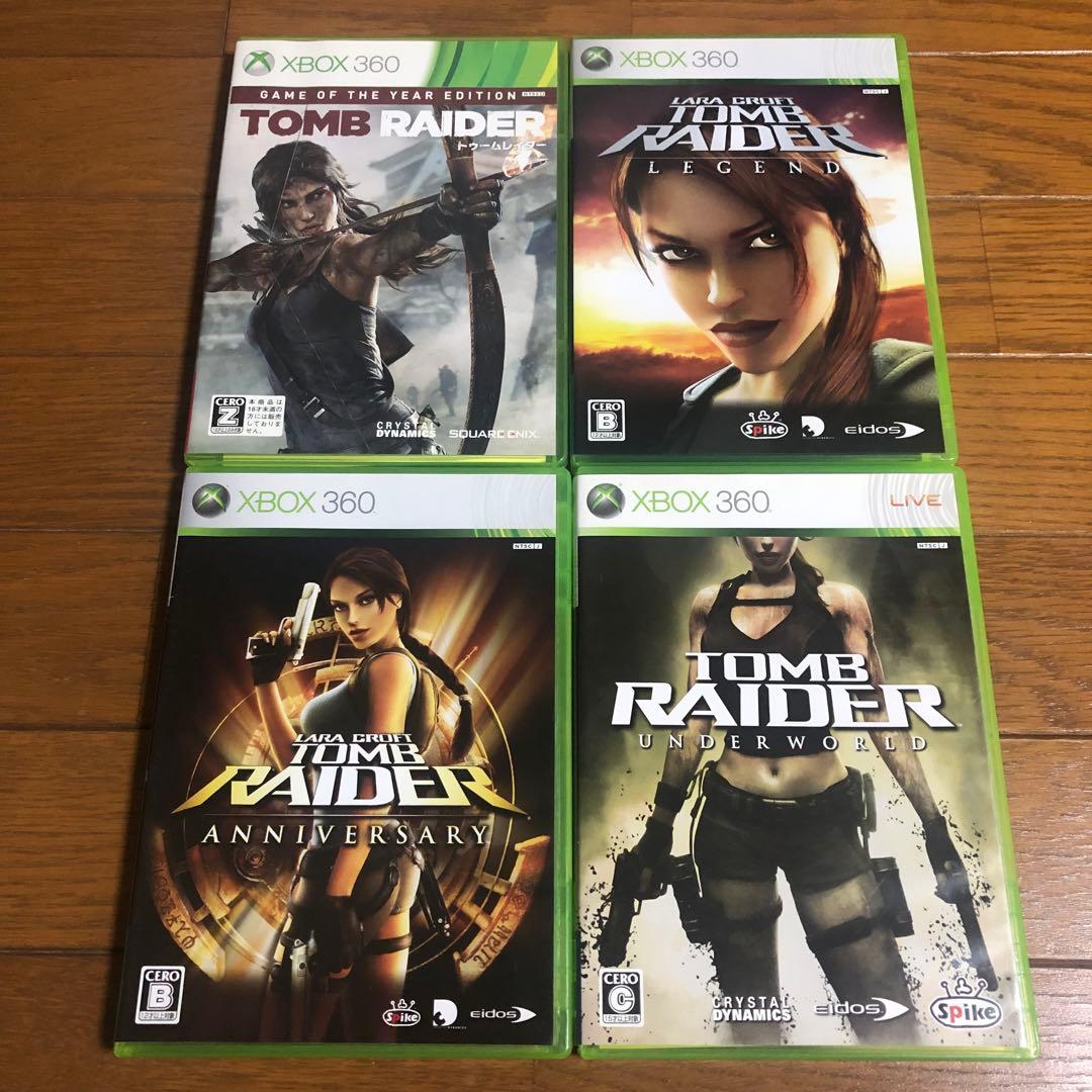 盤面傷無 トゥームレイダー 4本 セット アニバーサリー アンダー
