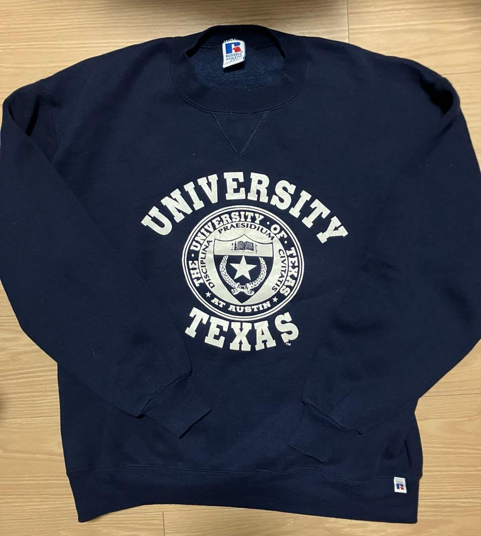 ラッセルアスレチック　スウェット　ビンテージ　アメリカ製　ネイビー XL RUSSELL ATHLETIC ラッセルアスレチック 90年代 USA製 SHERIFF'S