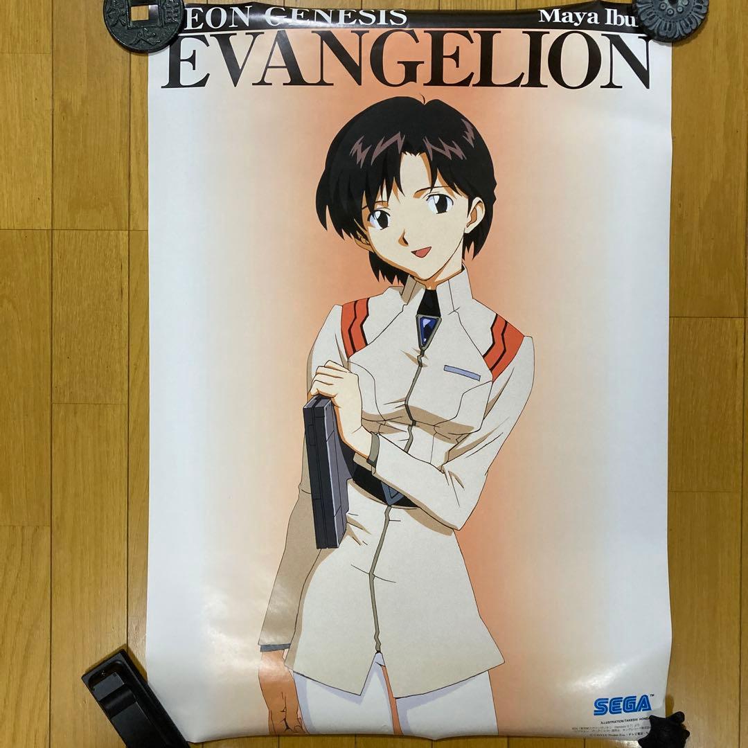 新品・B2ポスター】伊吹マヤ 新世紀エヴァンゲリオン 1997年 SEGA
