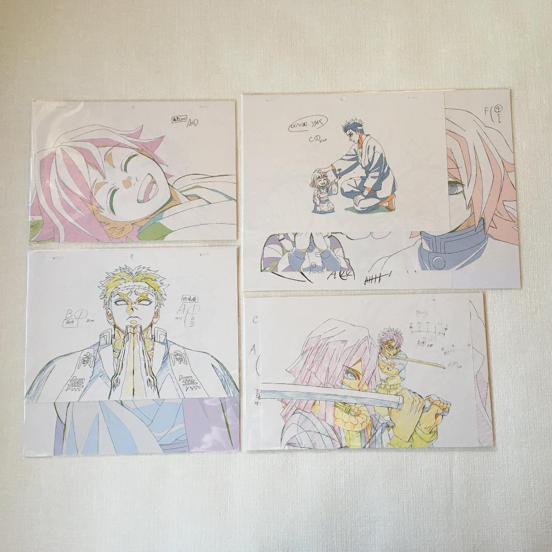 柱稽古編 複製原画 4点セット(37枚) 鬼滅の刃 Blu-ray/DVD 特典 ufotable限定特典付】テレビアニメ「鬼滅の刃」柱稽古編 全巻セット