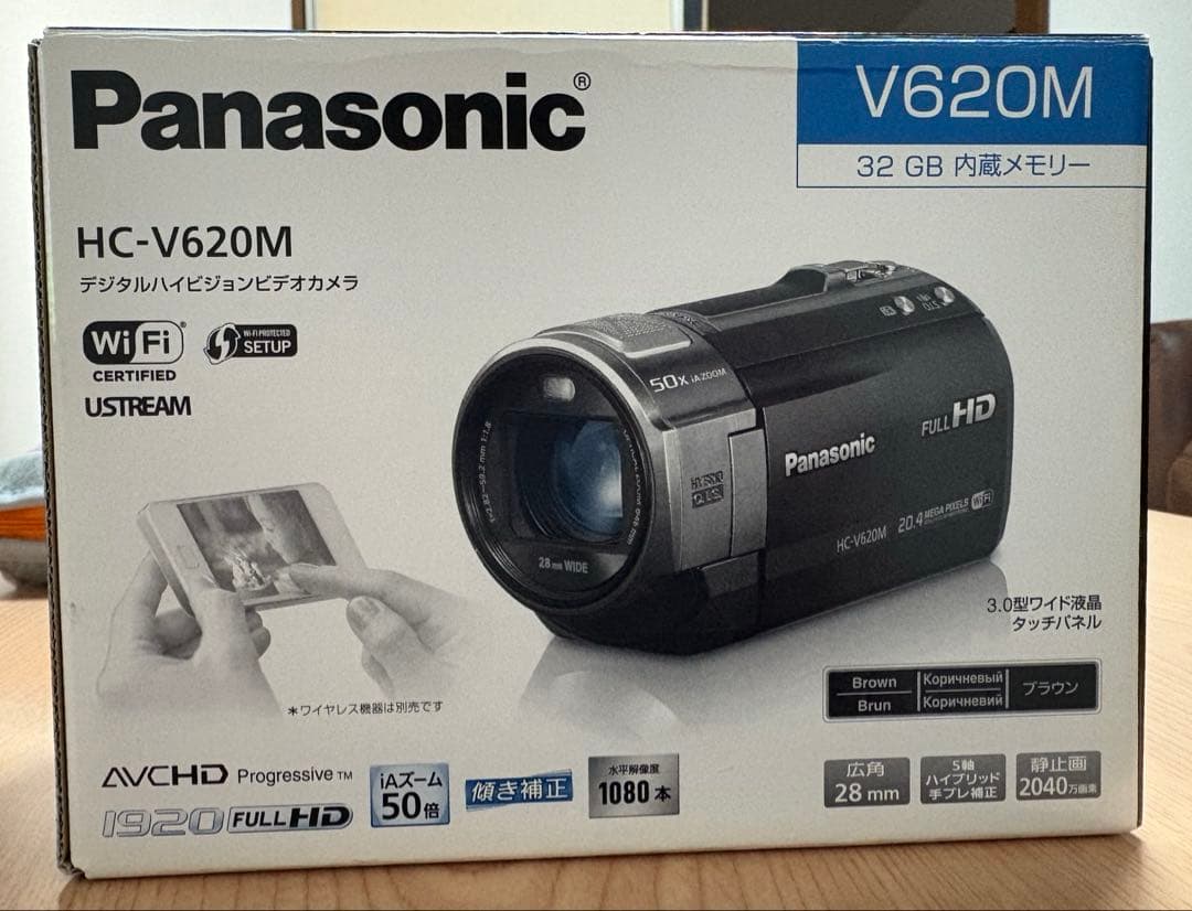 限定値下げ〜Panasonic HC-V620M ビデオカメラ 本体 ビデオカメラ 本体